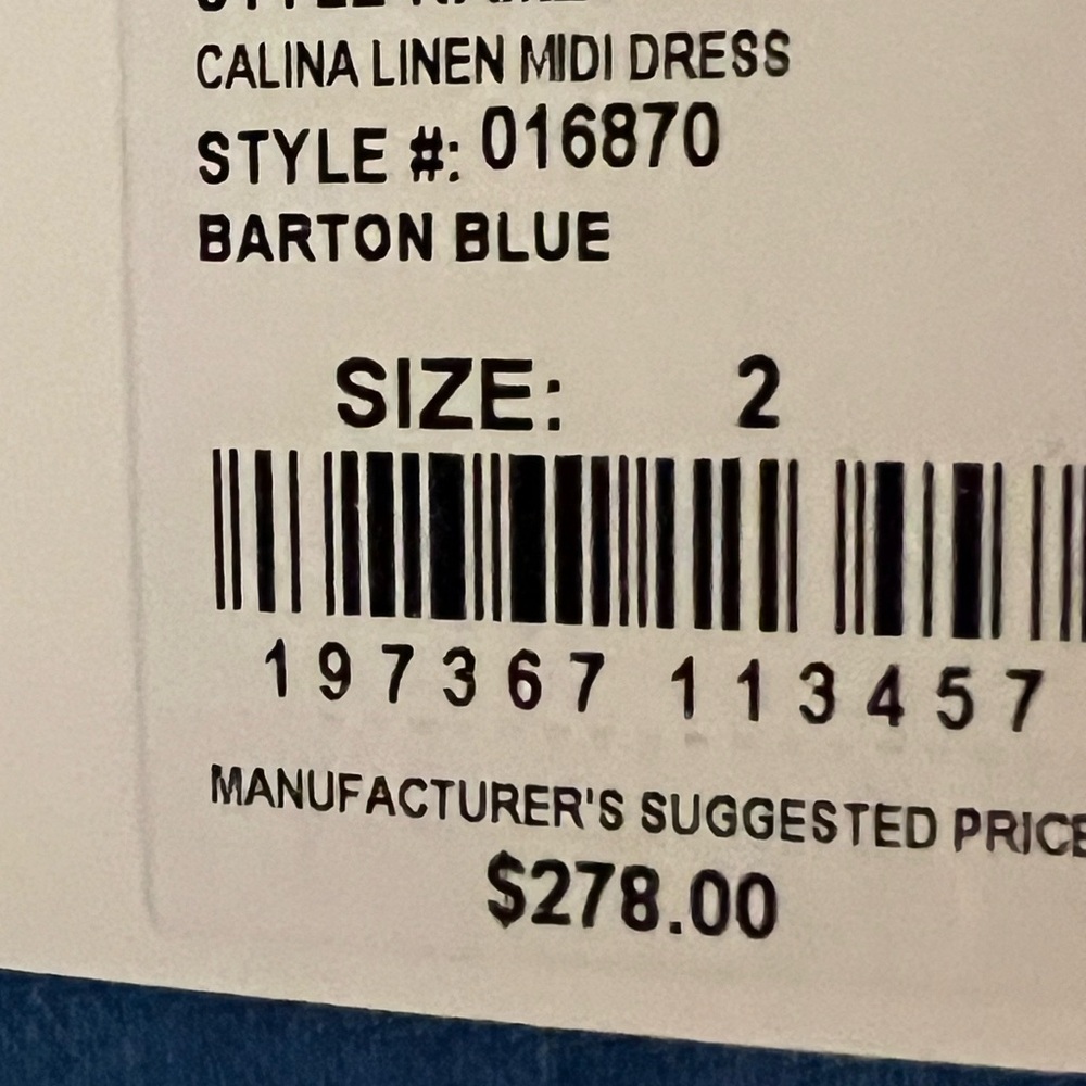 Lilly Pulitzer linen Calina Midi Dress - Picture 8 of 12